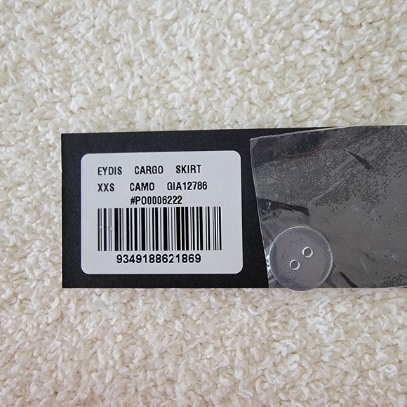 I.AM.GIA Eydis cargo mini skirt XXS NWT - Picture 4 of 7